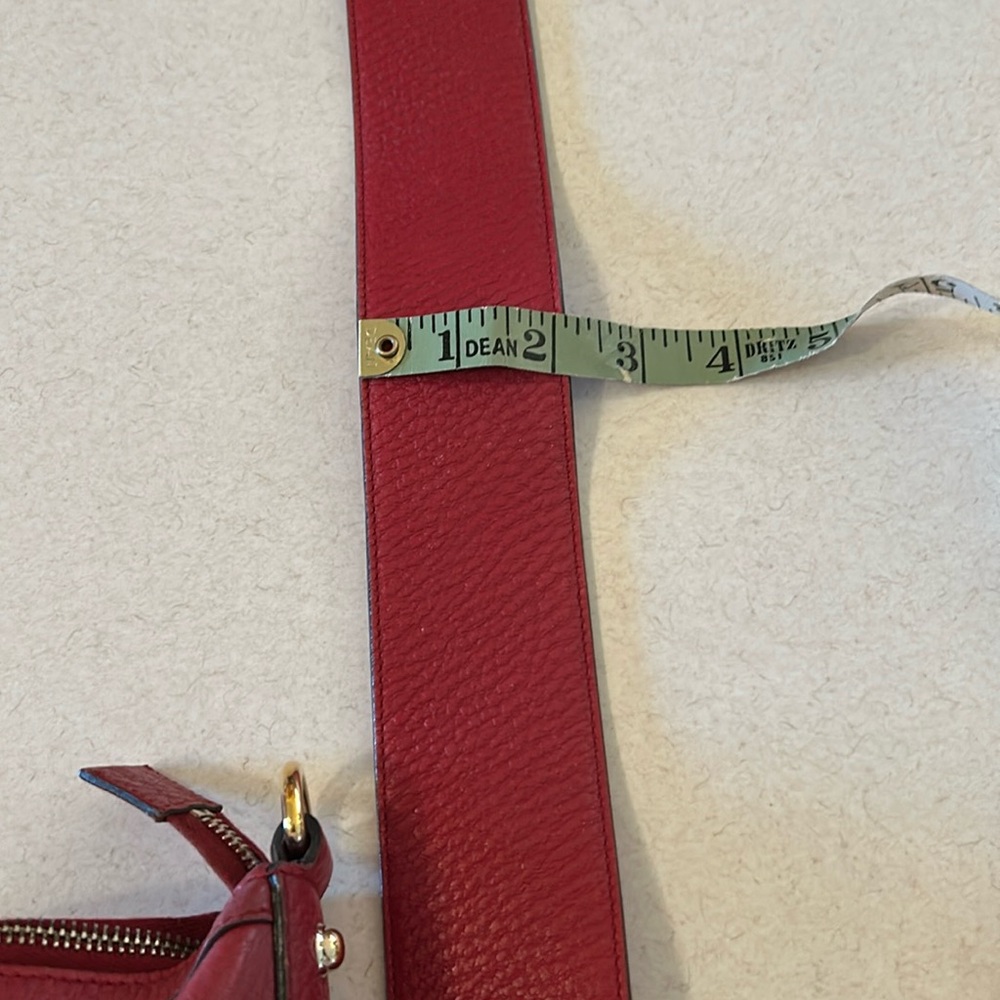 Gucci Blondie XL Shoulder Bag Purse GG RARE Tom Ford Era Red Pebbled Leather - Picture 9 of 17